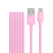 Beats USB-A till USB-C flätad kabel 1.5m - Power Pink