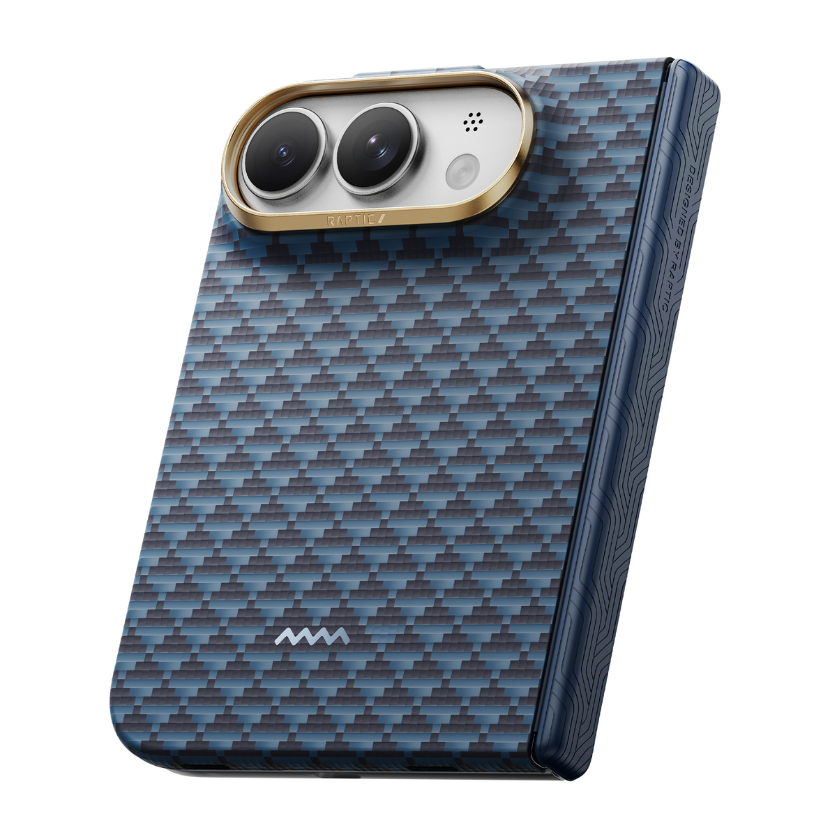 Raptic Aramid Skin Profound Blue for iPhone Duo