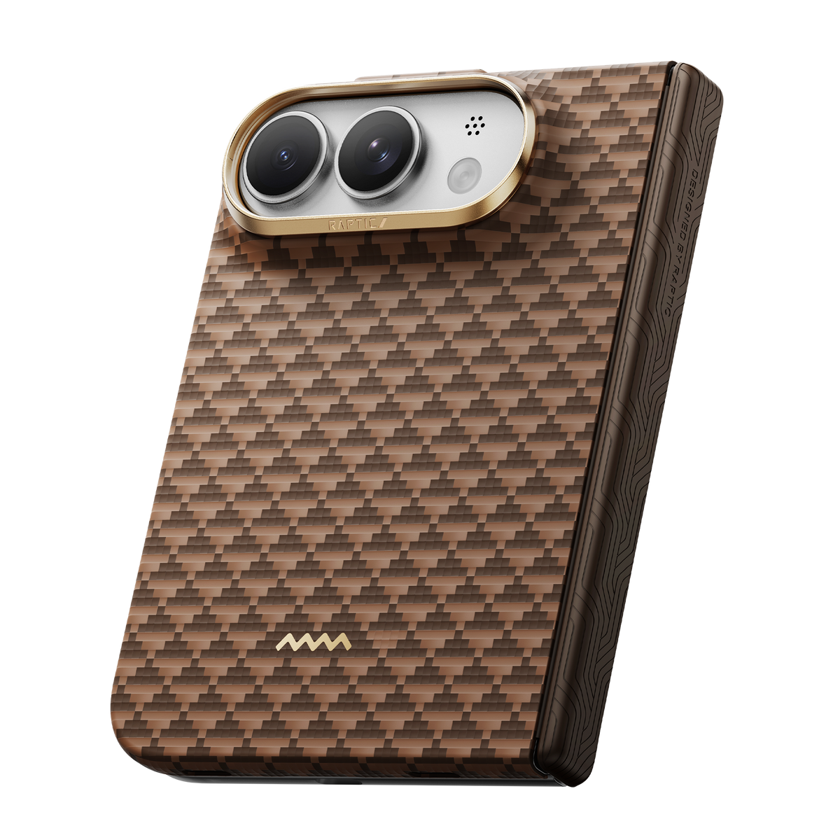 Raptic Aramid Skin Humble Brown for iPhone Duo