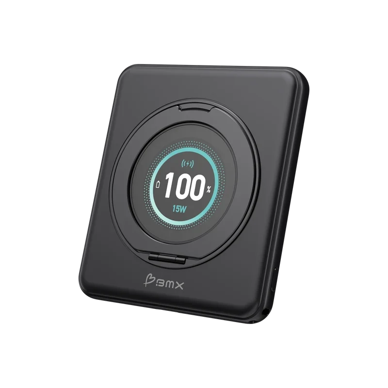 BMX SolidSafe™ DUO 5K Qi2 Power Bank - Black
