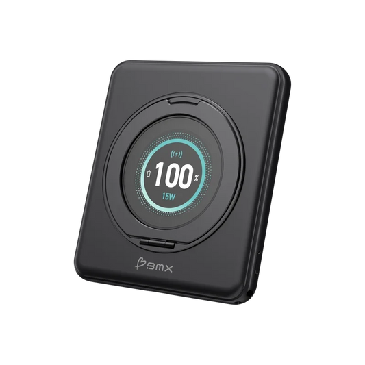BMX SolidSafe™ DUO 5K Qi2 Power Bank - Black