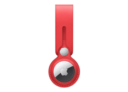Apple AirTag Läderloop - (PRODUCT)RED