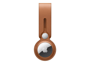 Apple AirTag Läderloop - Sadelbrun