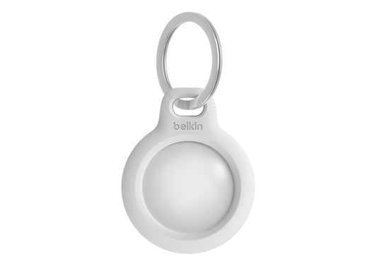 Belkin Secure Holder med nyckelring till AirTag - Vit