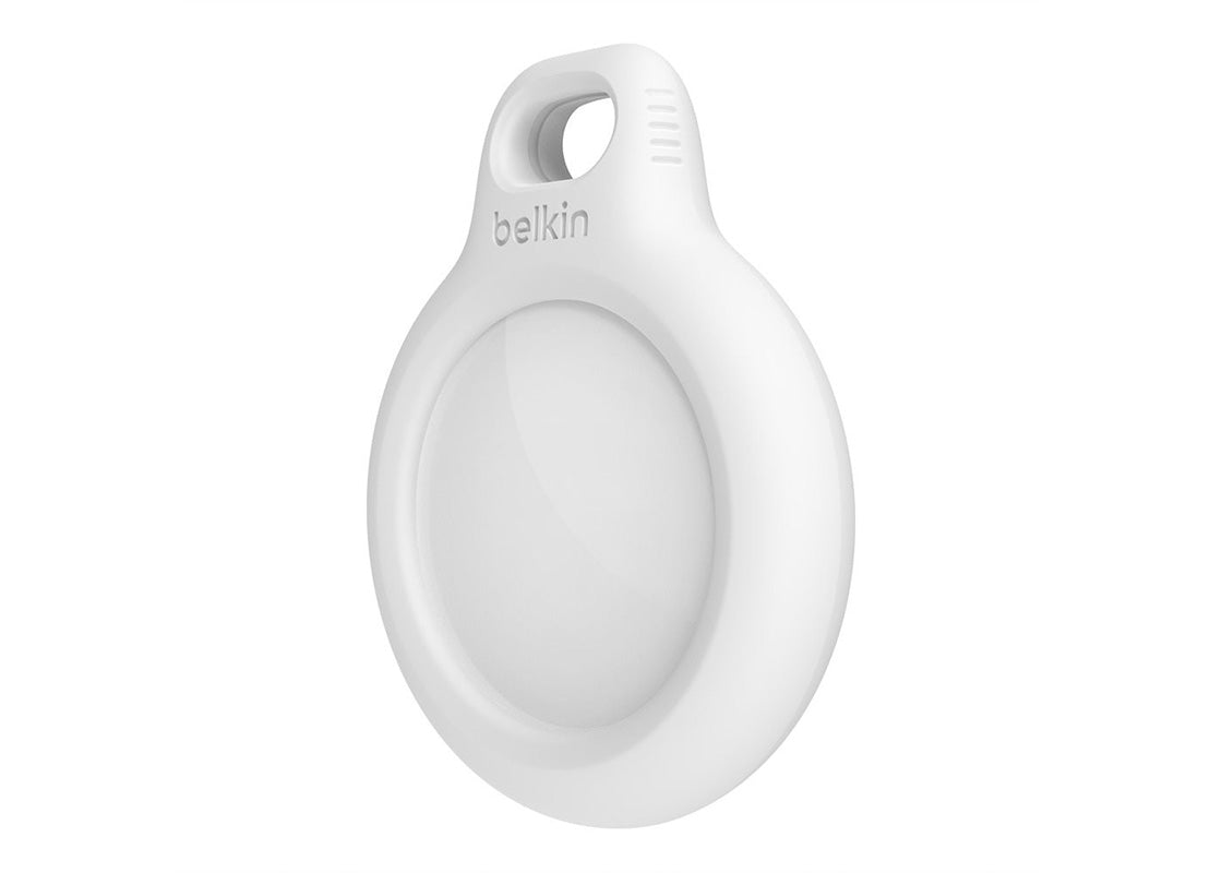 Belkin Secure Holder med nyckelring till AirTag - Vit
