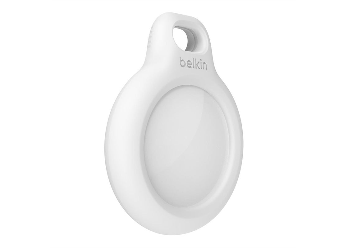 Belkin Secure Holder med nyckelring till AirTag - Vit