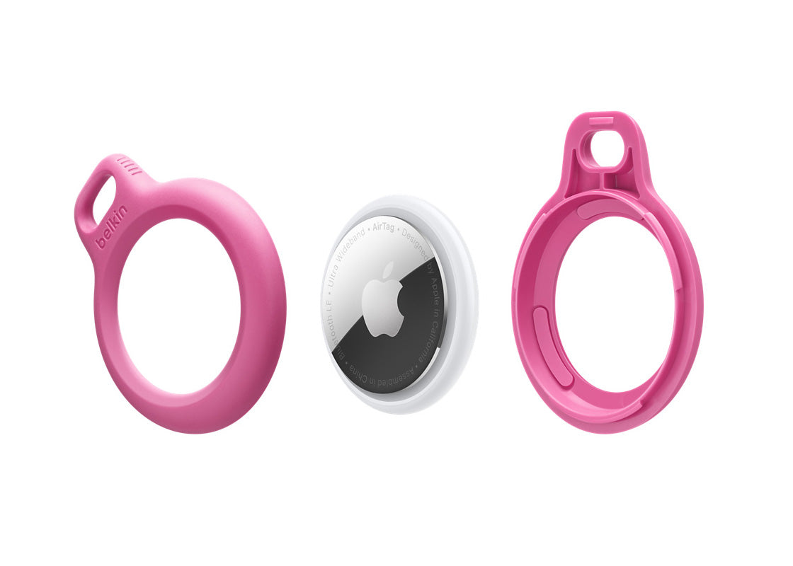 Belkin Secure Holder med rem till AirTag - Rosa