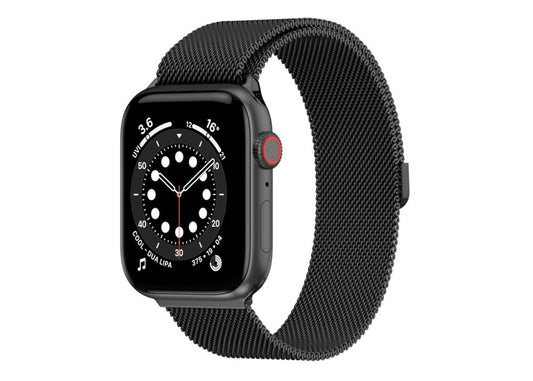 SwitchEasy Mesh Apple Watch Stainless Loop 45mm - Svart