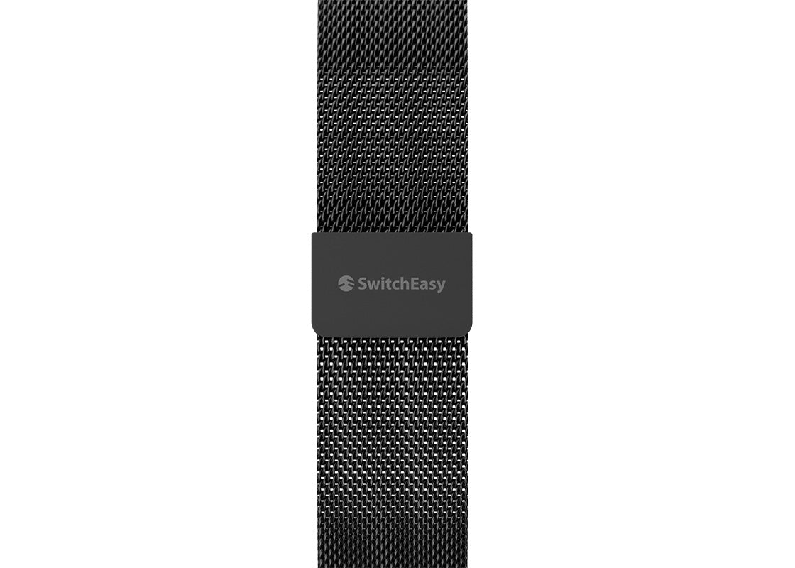 SwitchEasy Mesh Apple Watch Stainless Loop 45mm - Svart