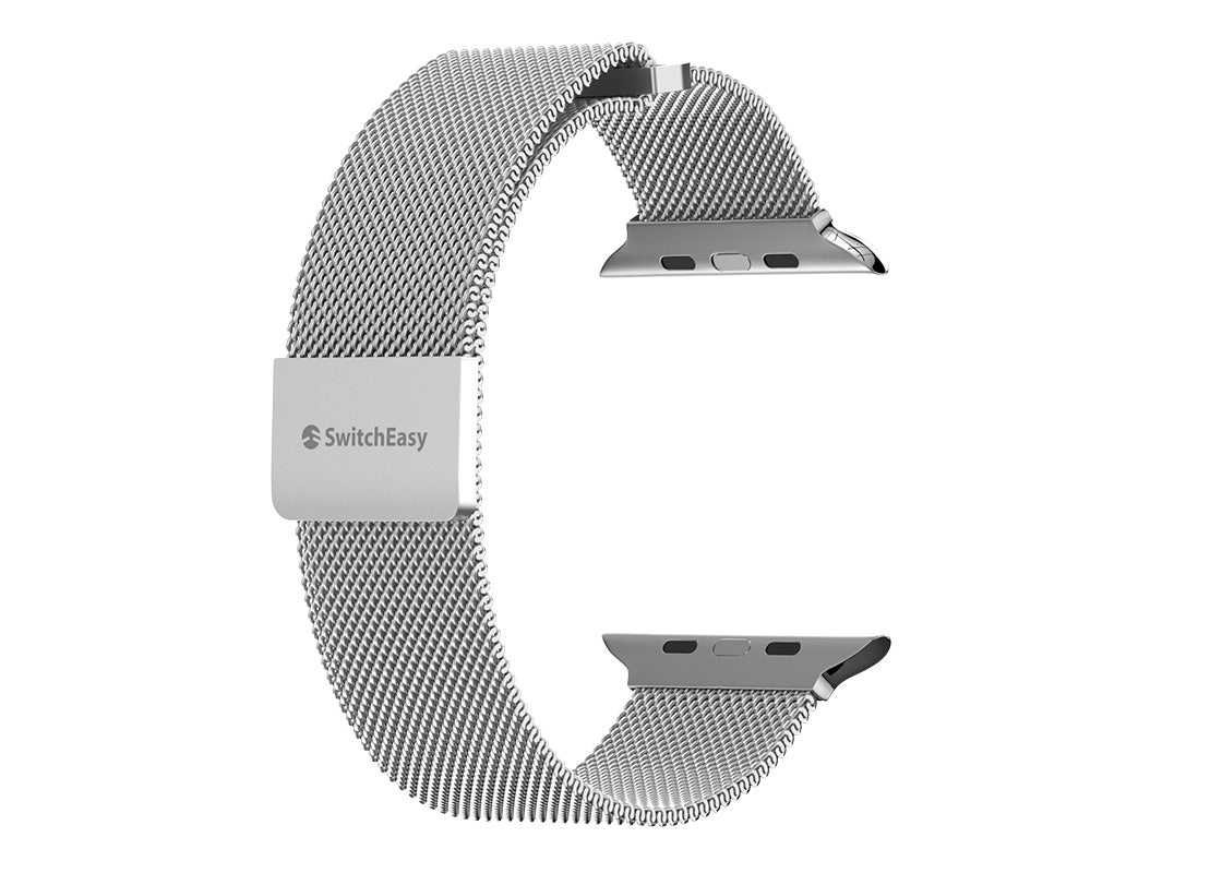 SwitchEasy Mesh Apple Watch Stainless Loop 41mm - Silver