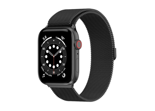 SwitchEasy Mesh Apple Watch Stainless Loop 41mm - Svart