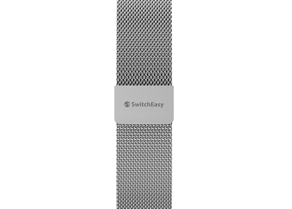 SwitchEasy Mesh Apple Watch Stainless Loop 45mm - Silver