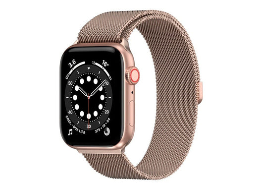 SwitchEasy Mesh Apple Watch Stainless Loop 45mm - Roséguld