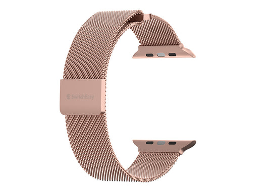 SwitchEasy Mesh Apple Watch Stainless Loop 45mm - Roséguld