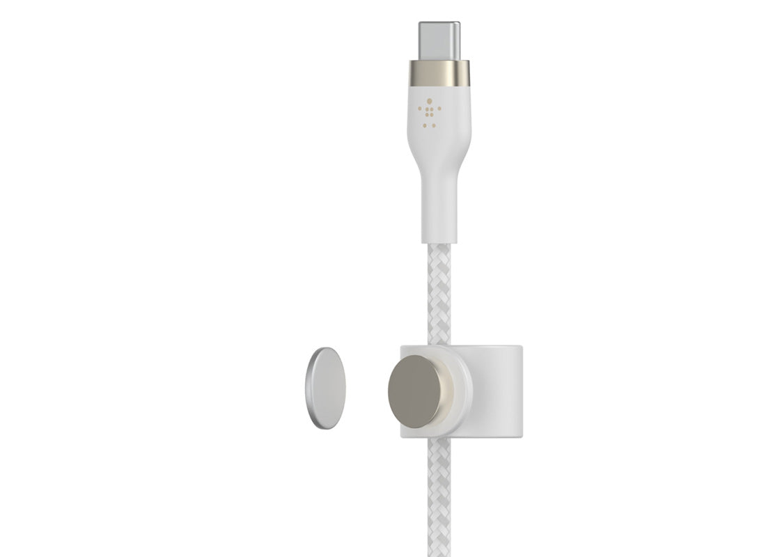 Belkin Boostcharge Pro Flex USB-C - Lightning 2m - Vit