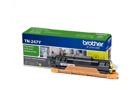 Brother TN247Y original tonkerkassett - Gul