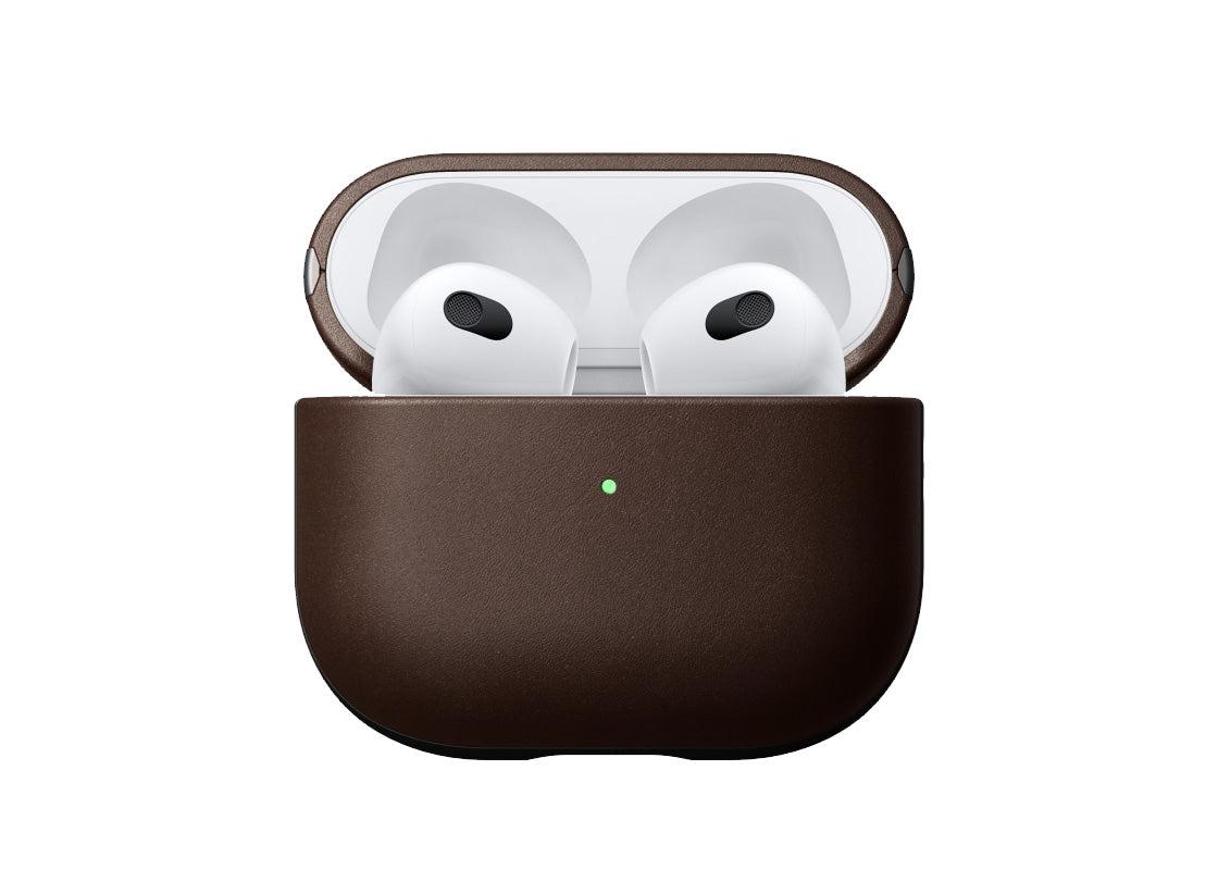 Nomad Horween Läderfodral AirPods (3e Gen) - Brun