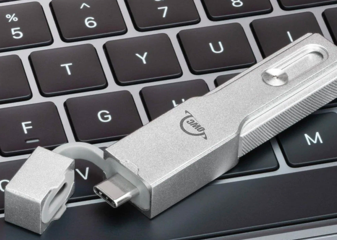 OWC Envoy Pro mini 250GB SSD with lanyard