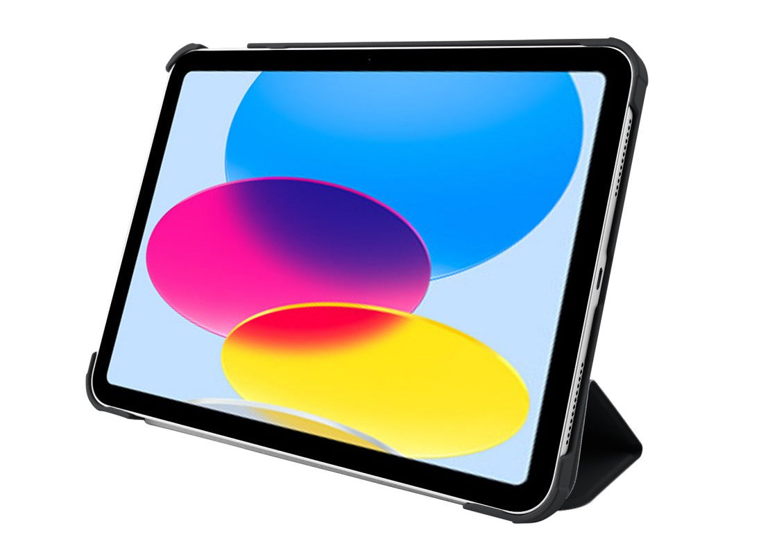 Pomologic Book Case för iPad 10,9-tum (A16/10e Gen) - Svart