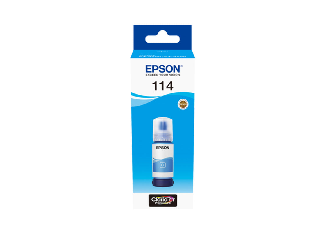 Epson 114 EcoTank Ink Bottle - Cyan