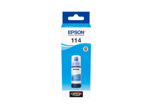 Epson 114 EcoTank Ink Bottle - Cyan
