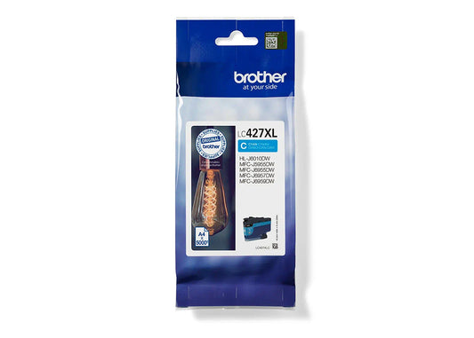 Brother LC427XLC-bläckpatron - cyan