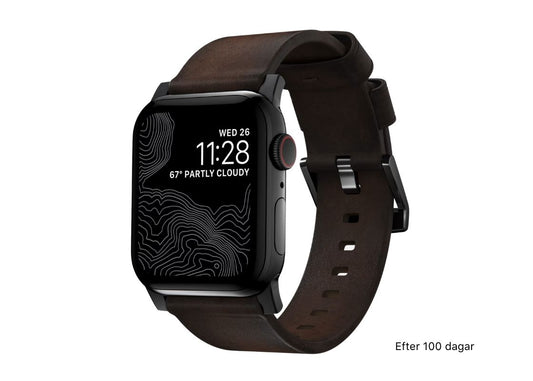 Nomad Modern Band 38/40mm - Black Hardware/Rustic Brown Leather