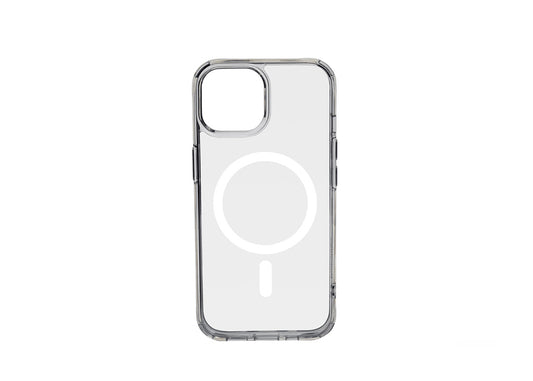 Pomologic Covercase Rugged Magsafe för iPhone 15 - Transparent