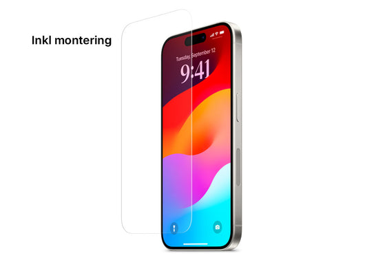 Belkin ScreenForce Pro Ultra2 för iPhone 15/16 (inkl montering)