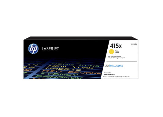 HP 415X LaserJet-tonerkassett - gul