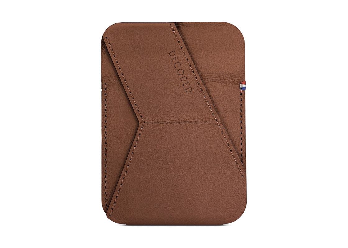 Decoded MagSafe Card/Stand Sleeve V2 - Tan