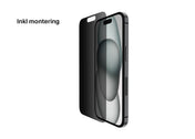 Belkin ScreenForce Pro Privacy för iPhone 15 (inkl montering)
