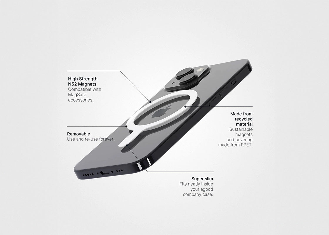 agood Removable MagSafe Ring - Vit