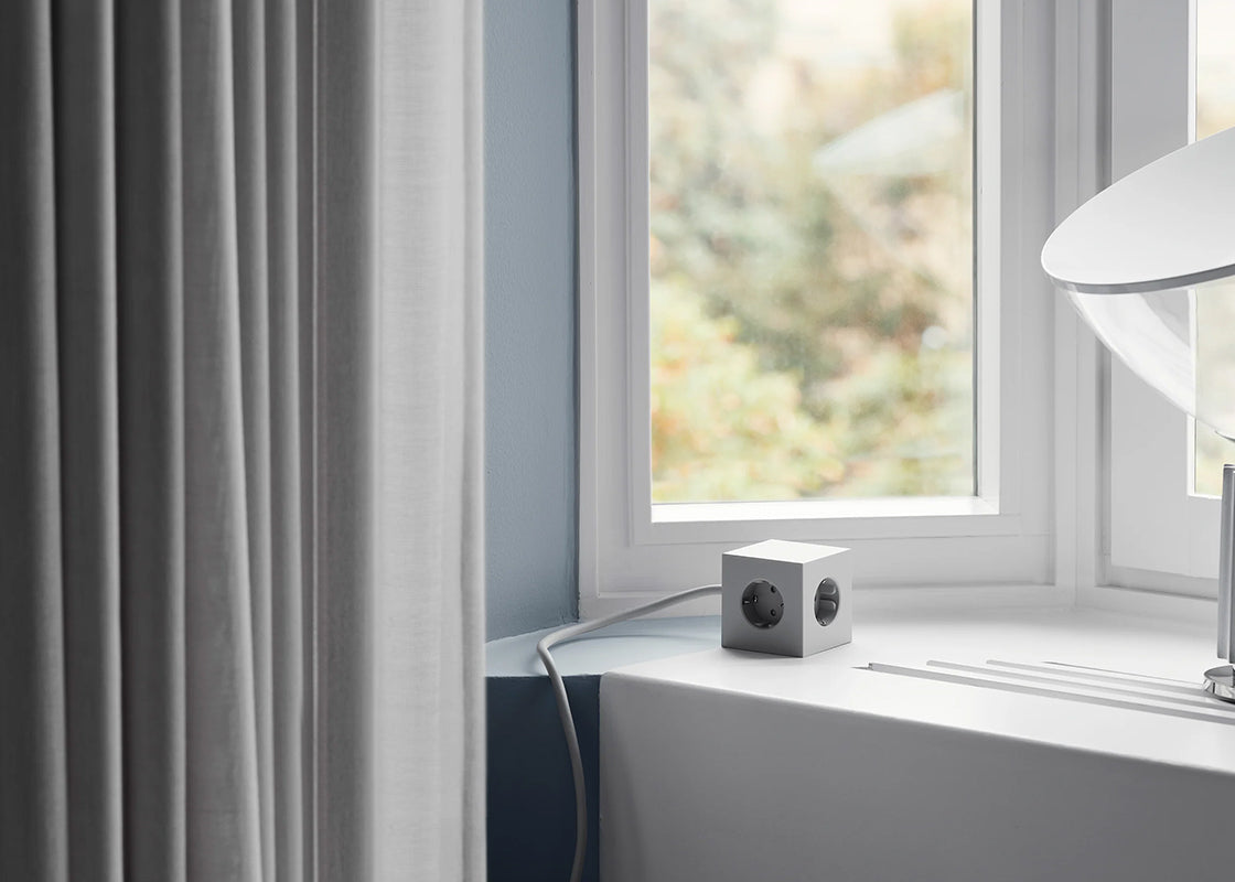 Avolt Square 1 med 30W Dual USB-C 1,8m - Gotland Gray