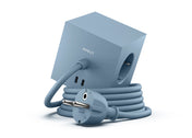 Avolt Square 1 med 30W Dual USB-C 1,8m - Shark Blue