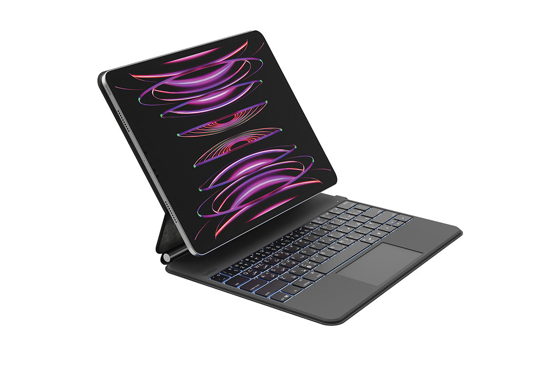 Belkin Magnetic Folio Tangentbord för iPad Air 13-tum (M2/M3/M4) iPad Pro 12,9-tum (3e, 4e, 5e, 6e Gen)