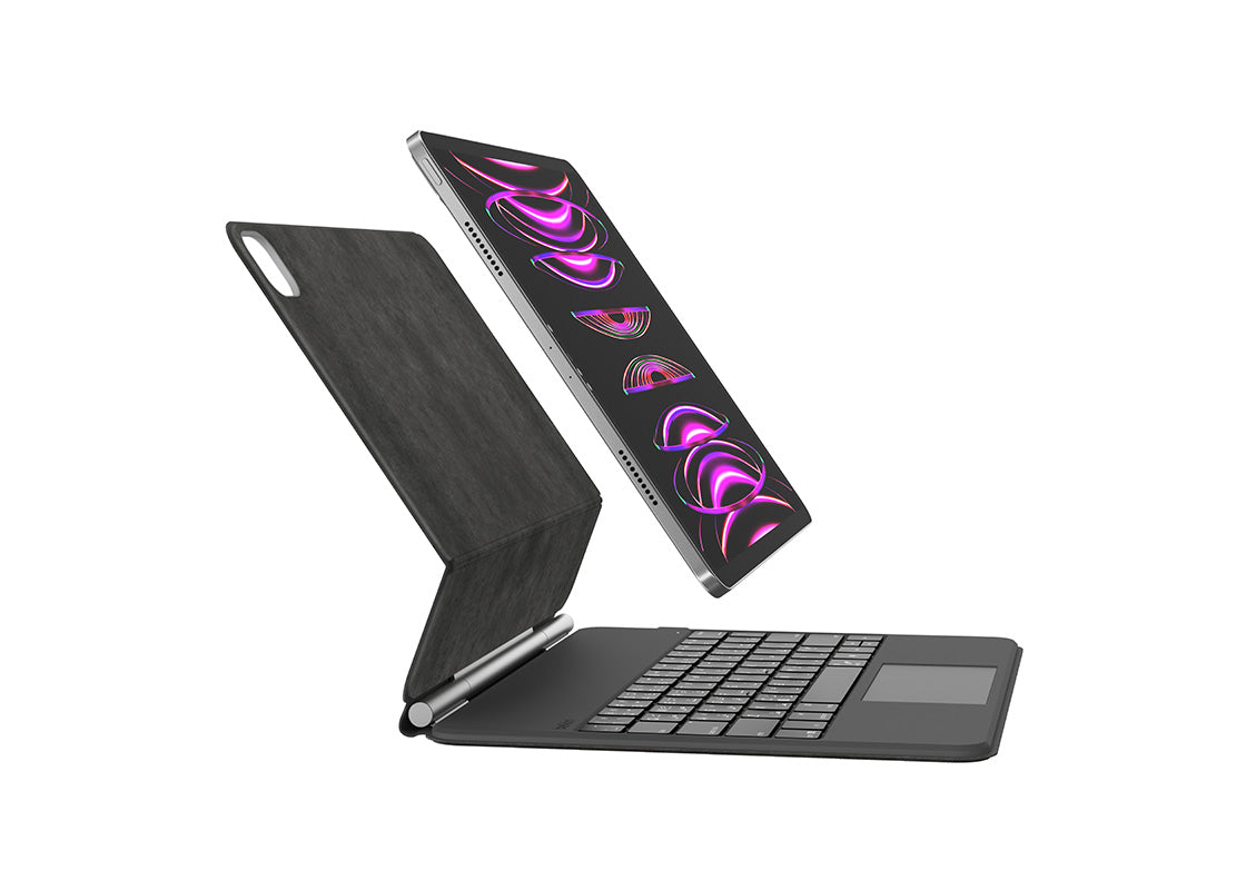 Belkin Magnetic Folio Tangentbord för iPad Air 13-tum (M2/M3/M4) iPad Pro 12,9-tum (3e, 4e, 5e, 6e Gen)