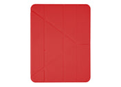 Pomologic Fold Case Clear for iPad Air 11-tum (M2) - Röd