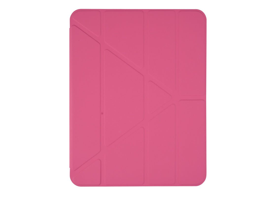 Pomologic Fold Case Clear for iPad Air 13-tum (M2) - Rosa