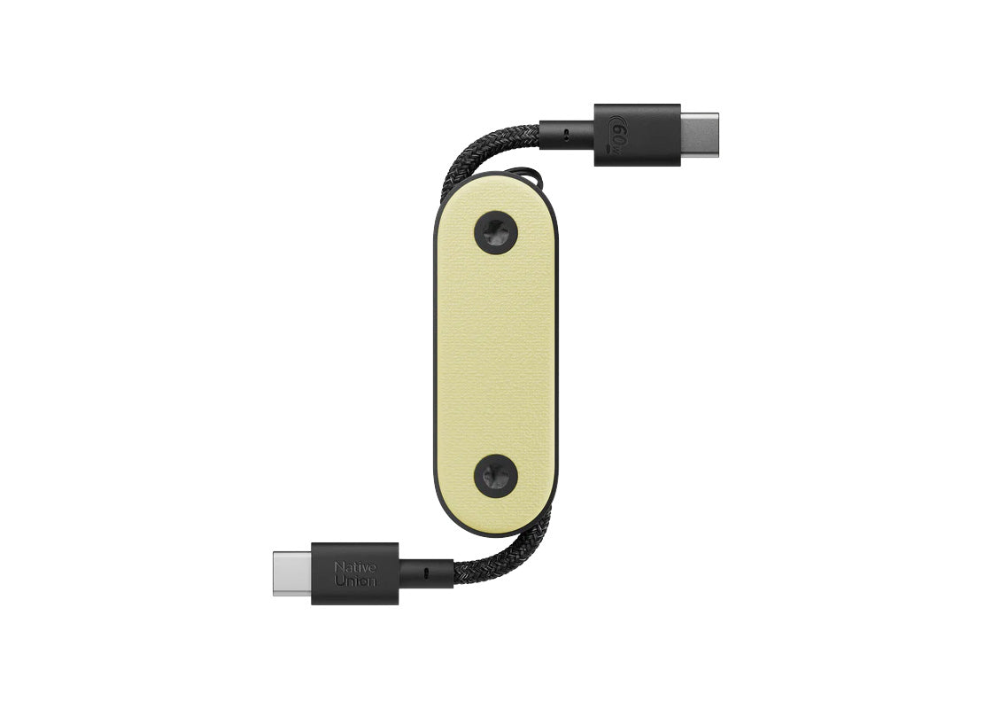 Native Union Pocket Cable USB-C to USB-C - Lemon