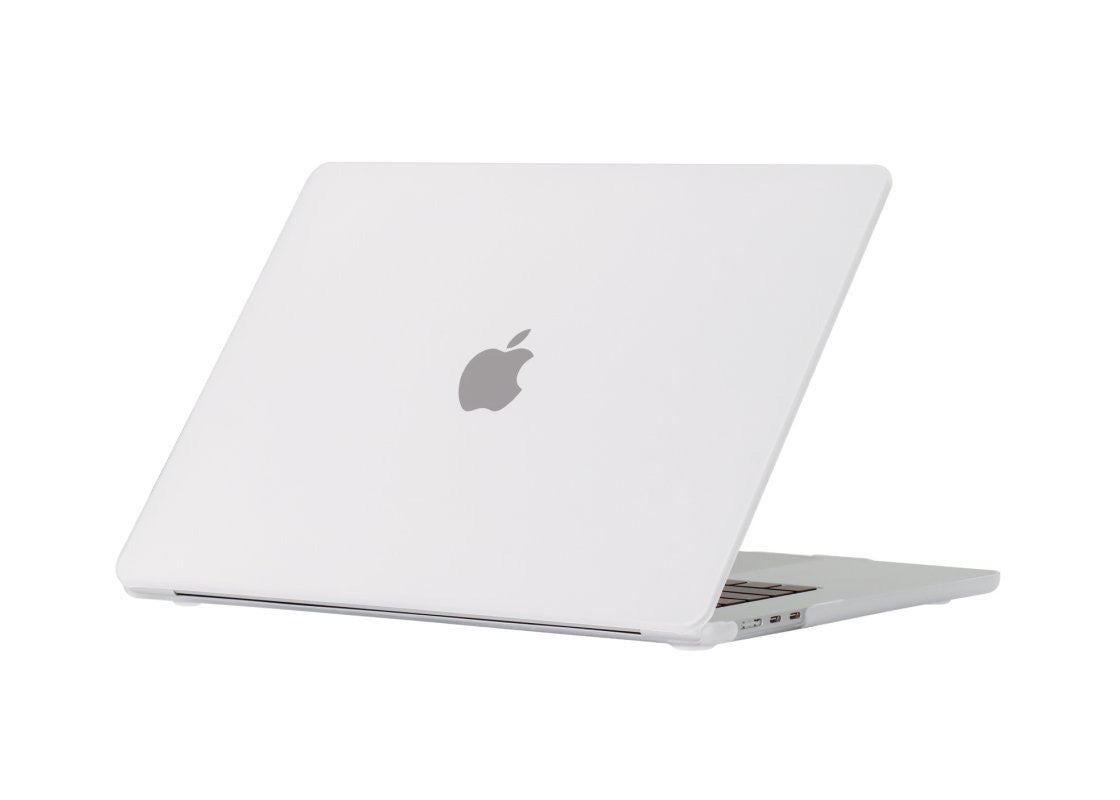 Pomologic HardShell för Macbook Air 13" M2/M3 - Frosted Clear