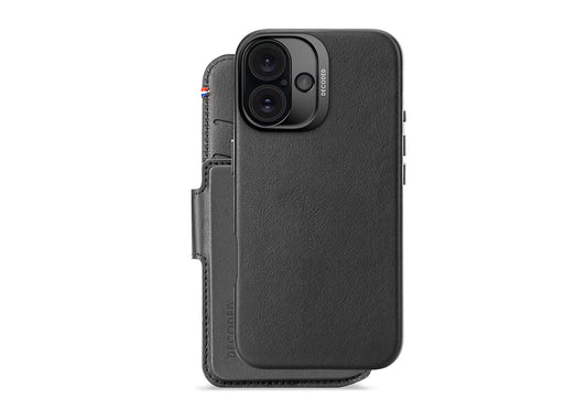 Decoded Plånboksfodral för iPhone 16 Plus - Svart