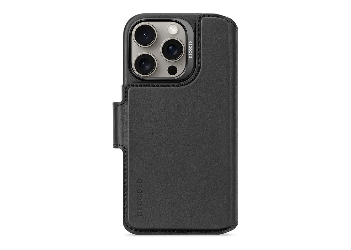 Decoded Plånboksfodral för iPhone 16 Pro - Svart