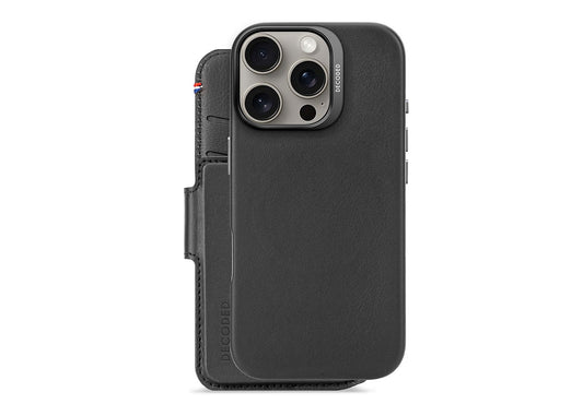 Decoded Plånboksfodral för iPhone 16 Pro - Svart