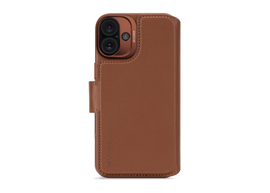 Decoded Plånboksfodral för iPhone 16 Plus - Tan