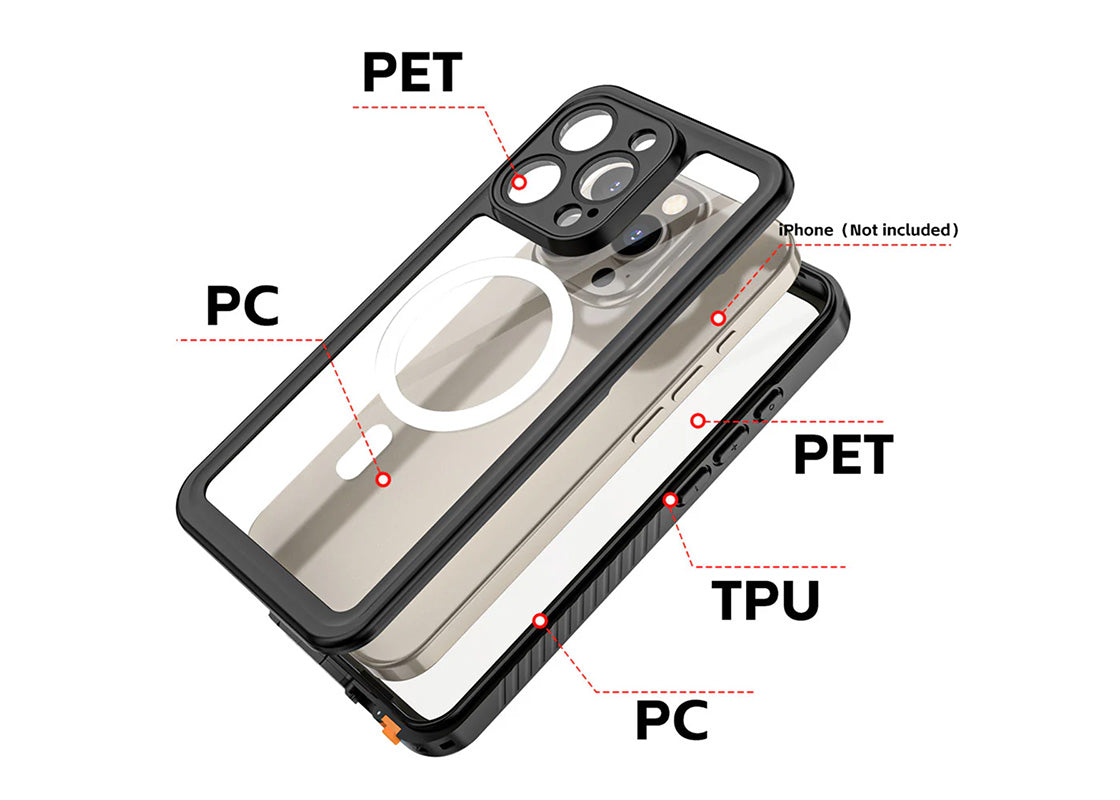 Armor-X MX Waterproof Magnetic Case för iPhone 16 Pro