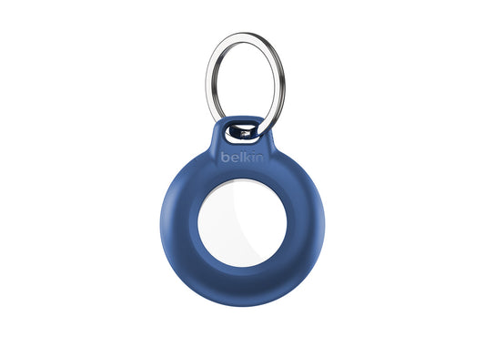 Belkin Vattentät hållare med nyckelring för AirTag - Blå