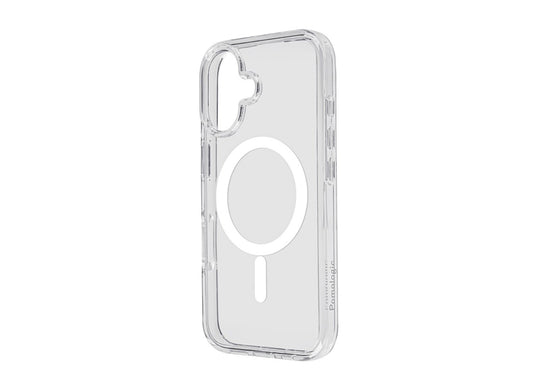Pomologic Covercase Rugged med Magsafe för iPhone 16 - Clear