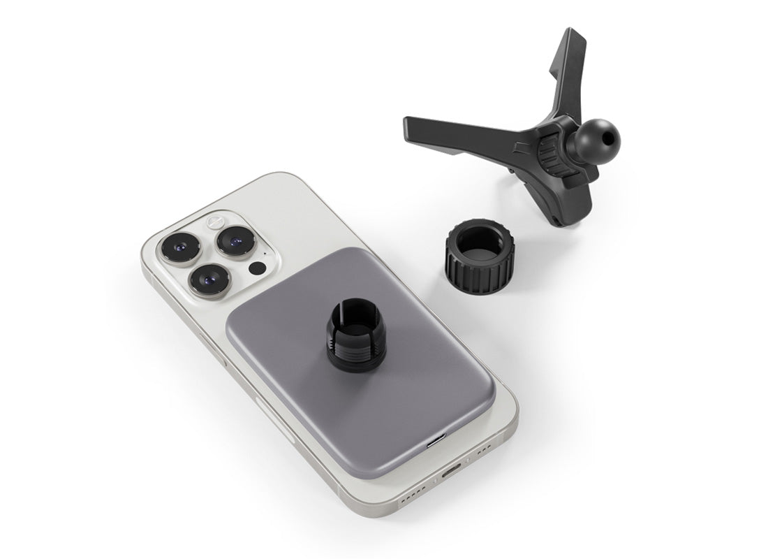 Epico Qi2 Mag+ Ultrathin Car Charger - Vit
