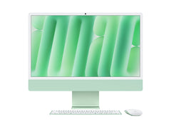 iMac 24-tum M4 8-Core CPU / 8-Core GPU/24GB/1TB/Magic Keyboard/Standardglas/No Ethernet - Grön